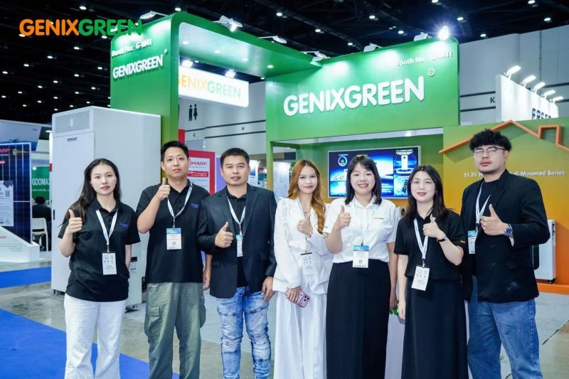 Відвідувачі та команда GENIXGREEN на ASEW 2026 у Бангкоку.