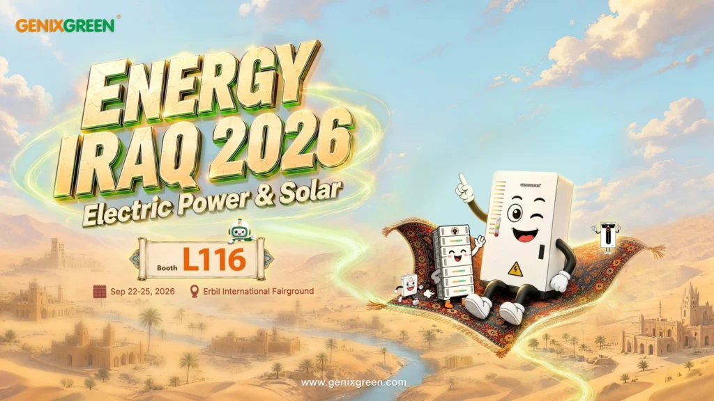 GENIXGREEN запрошує відвідувачів на стенд L116 на Energy Iraq 2026.